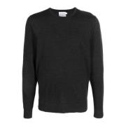 Superior Wool Crew Neck Sweater Calvin Klein , Gray , Heren