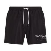 Heren Zwembroek Hotel Short Boardshorts Karl Lagerfeld , Black , Heren