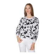 Dames Sweatshirt Ondergoed Collectie Moschino , White , Dames