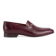 Bourgondische Horsebit Loafers Gucci , Red , Heren