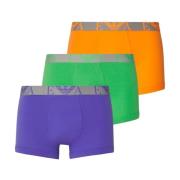 3-Pack Stretch Boxers - Multicolor Shorty Emporio Armani , Multicolor ...