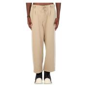 Dikke Track Pants met 3-Stripes Y-3 , Beige , Heren