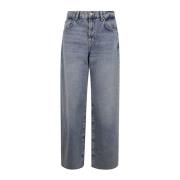 Lichtblauwe Curvilinear Serenade Jeans 7 For All Mankind , Blue , Dame...