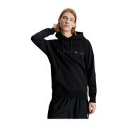 Lichtgewicht hoodie met logo print Calvin Klein , Black , Heren
