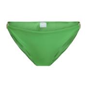 Chain Ring Bikini Bottom Only , Green , Dames