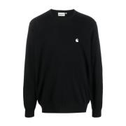 Madison Sweater Gebreide kleding Carhartt Wip , Black , Heren