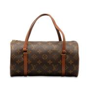 Pre-owned Canvas louis-vuitton-bags Louis Vuitton Vintage , Brown , Da...