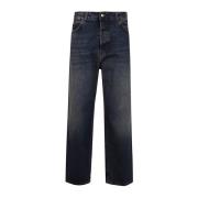 Intense Blue Cropped Jeans Haikure , Blue , Dames