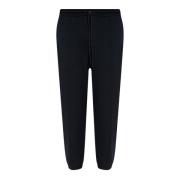 Navy Katoenen Jogger Broek Emporio Armani , Blue , Heren