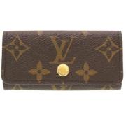 Pre-owned Canvas key-holders Louis Vuitton Vintage , Brown , Dames