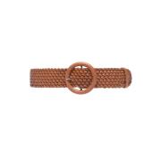 Boho Stijl Gevlochten Leren Riem Depeche , Brown , Dames