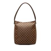 Pre-owned Fabric louis-vuitton-bags Louis Vuitton Vintage , Brown , Da...