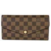 Pre-owned Canvas wallets Louis Vuitton Vintage , Brown , Dames