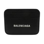 Pre-owned Leather wallets Balenciaga Vintage , Black , Unisex