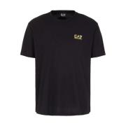 Minimalistische Longsleeve T-shirt Emporio Armani EA7 , Black , Heren