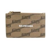 Pre-owned Leather wallets Balenciaga Vintage , Brown , Dames