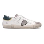 Vintage Groene Tennis Sneakers Mannen Philippe Model , White , Heren