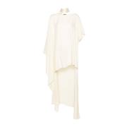 Ivoor Wit Cold-Shoulder Kaftan Jurk Taller Marmo , Beige , Dames