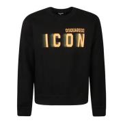 Cool Fit Sweatshirt Dsquared2 , Black , Heren