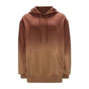 Sweater van Katoen met Verloopeffect en Capuchon JW Anderson , Brown ,...