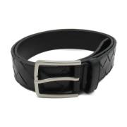 Pre-owned Leather belts Bottega Veneta Vintage , Black , Dames