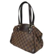 Pre-owned Fabric louis-vuitton-bags Louis Vuitton Vintage , Brown , Da...