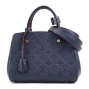 Pre-owned Fabric louis-vuitton-bags Louis Vuitton Vintage , Blue , Dam...