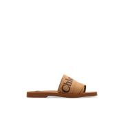 Woody Slides Chloé , Beige , Dames