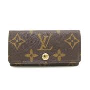 Pre-owned Canvas key-holders Louis Vuitton Vintage , Brown , Dames