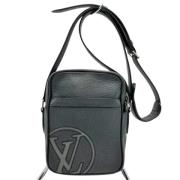 Pre-owned Leather shoulder-bags Louis Vuitton Vintage , Black , Heren