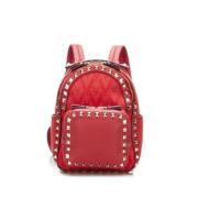 Pre-owned Fabric backpacks Valentino Vintage , Red , Dames