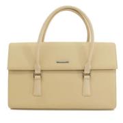 Pre-owned Fabric handbags Burberry Vintage , Beige , Dames