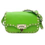 Pre-owned Fabric shoulder-bags Valentino Vintage , Green , Dames