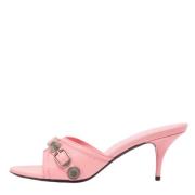 Pre-owned Leather sandals Balenciaga Vintage , Pink , Dames