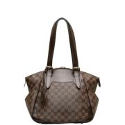 Pre-owned Fabric louis-vuitton-bags Louis Vuitton Vintage , Brown , Da...