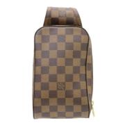 Pre-owned Fabric shoulder-bags Louis Vuitton Vintage , Brown , Dames