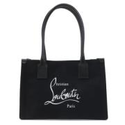 Pre-owned Canvas totes Christian Louboutin Pre-owned , Black , Dames