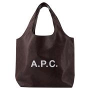 Leather totes A.p.c. , Red , Dames