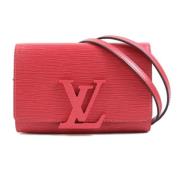 Pre-owned Leather shoulder-bags Louis Vuitton Vintage , Pink , Dames