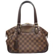 Pre-owned Fabric shoulder-bags Louis Vuitton Vintage , Brown , Dames