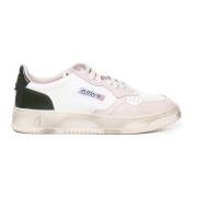 Witte Sneakers met Suède Inzetstukken Autry , Multicolor , Dames