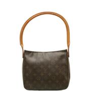 Pre-owned Fabric louis-vuitton-bags Louis Vuitton Vintage , Brown , Da...