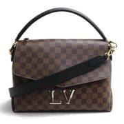 Pre-owned Fabric shoulder-bags Louis Vuitton Vintage , Brown , Dames