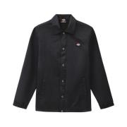 Stijlvolle Nylon Lichtgewicht Jas Dickies , Black , Heren