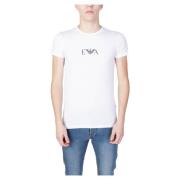 Heren T-shirt Herfst/Winter Collectie Katoen Emporio Armani , White , ...