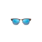 Klassieke Clubmaster Zonnebril Acetaat Kristal Ray-Ban , Multicolor , ...