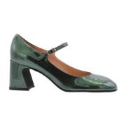 Klassieke Mary Jane Pump Schoenen Status , Green , Dames