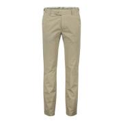 Bruine katoenen chino broek Oslo Meyer , Brown , Heren