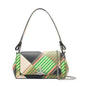 Schouder Tas met Tartan Ruit Patroon Vivienne Westwood , Multicolor , ...