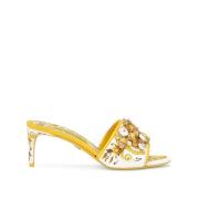 Stijlvolle Mules met Uniek Design Dolce & Gabbana , Multicolor , Dames